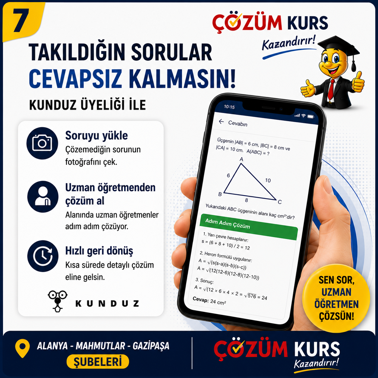 Kunduz Soru Çözüm Aboneliği